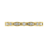 Thumbnail for Diamond 1/6 Ct.Tw. Stack Band in 10K Yellow Gold