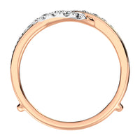 Thumbnail for 14K Rose Gold 1/2 Ct.Tw. Diamond Guard Ring