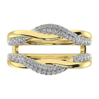Thumbnail for 10K Yellow Gold 1/2 Ct.Tw. Diamond Guard Ring