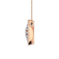 Thumbnail for 14K Rose Gold 1 Ct.Tw. Diamond Disc Fashion Pendant