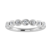 Thumbnail for Diamond 1/6 Ct.Tw. Stack Band in 10K White Gold