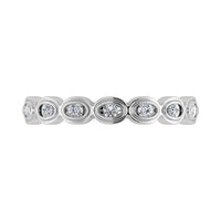 Thumbnail for Diamond 1/6 Ct.Tw. Stack Band in 10K White Gold