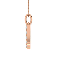 Thumbnail for Diamond 1/8 Ct.Tw. Letter A Pendant in 10K Rose Gold