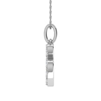 Thumbnail for Diamond 1/8 Ct.Tw. Letter B Pendant in 10K White Gold