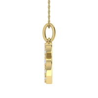 Thumbnail for Diamond 1/8 Ct.Tw. Letter B Pendant in 10K Yellow Gold