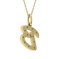 Thumbnail for Diamond 1/8 Ct.Tw. Letter B Pendant in 10K Yellow Gold