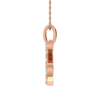 Thumbnail for Diamond 1/8 Ct.Tw. Letter C Pendant in 10K Rose Gold