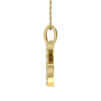 Thumbnail for Diamond 1/8 Ct.Tw. Letter C Pendant in 10K Yellow Gold
