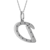 Thumbnail for Diamond 1/8 Ct.Tw. Letter D Pendant in 10K White Gold