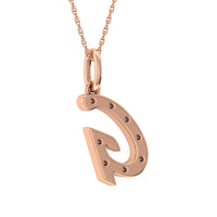 Thumbnail for Diamond 1/8 Ct.Tw. Letter G Pendant in 10K Rose Gold