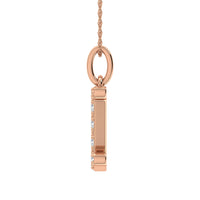 Thumbnail for Diamond 1/8 Ct.Tw. Letter I Pendant in 10K Rose Gold