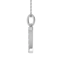 Thumbnail for Diamond 1/8 Ct.Tw. Letter J Pendant in 10K White Gold