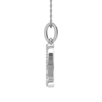 Thumbnail for Diamond 1/8 Ct.Tw. Letter K Pendant in 10K White Gold