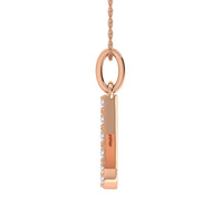 Thumbnail for Diamond 1/8 Ct.Tw. Letter L Pendant in 10K Rose Gold