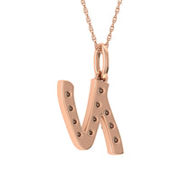Thumbnail for Diamond 1/8 Ct.Tw. Letter N Pendant in 10K Rose Gold