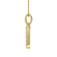 Thumbnail for Diamond 1/8 Ct.Tw. Letter N Pendant in 10K Yellow Gold