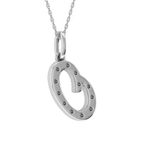 Thumbnail for Diamond 1/8 Ct.Tw. Letter O Pendant in 10K White Gold