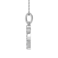 Thumbnail for Diamond 1/8 Ct.Tw. Letter P Pendant in 10K White Gold