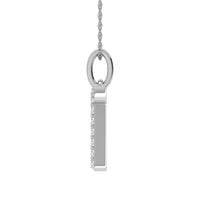 Thumbnail for Diamond 1/8 Ct.Tw. Letter T Pendant in 10K White Gold