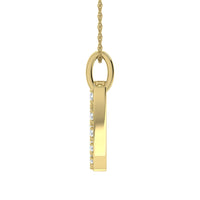 Thumbnail for Diamond 1/8 Ct.Tw. Letter W Pendant in 10K Yellow Gold