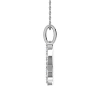 Thumbnail for Diamond 1/8 Ct.Tw. Letter X Pendant in 10K White Gold