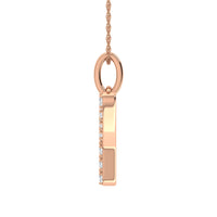 Thumbnail for Diamond 1/8 Ct.Tw. Letter Y Pendant in 10K Rose Gold