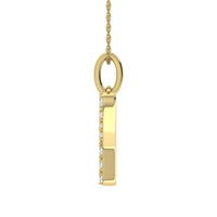 Thumbnail for Diamond 1/8 Ct.Tw. Letter Y Pendant in 10K Yellow Gold