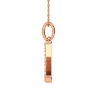 Thumbnail for Diamond 1/8 Ct.Tw. Letter Z Pendant in 10K Rose Gold