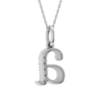 Thumbnail for Diamond 1/20 Ct.Tw. Letter A Pendant in 10K White Gold