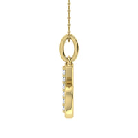 Thumbnail for Diamond 1/20 Ct.Tw. Letter B Pendant in 10K Yellow Gold
