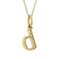 Thumbnail for Diamond 1/20 Ct.Tw. Letter B Pendant in 10K Yellow Gold