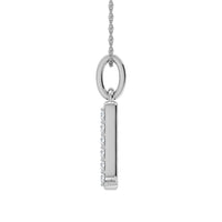 Thumbnail for Diamond 1/20 Ct.Tw. Letter D Pendant in 10K White Gold