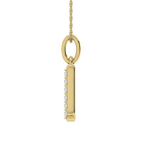 Thumbnail for Diamond 1/20 Ct.Tw. Letter D Pendant in 10K Yellow Gold