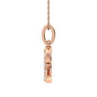 Thumbnail for Diamond 1/20 Ct.Tw. Letter E Pendant in 10K Rose Gold