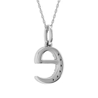 Thumbnail for Diamond 1/20 Ct.Tw. Letter E Pendant in 10K White Gold