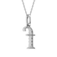 Thumbnail for Diamond 1/20 Ct.Tw. Letter F Pendant in 10K White Gold