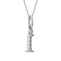 Thumbnail for Diamond 1/20 Ct.Tw. Letter I Pendant in 10K White Gold