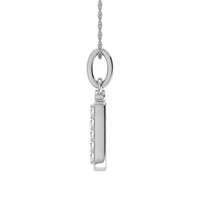 Thumbnail for Diamond 1/20 Ct.Tw. Letter J Pendant in 10K White Gold
