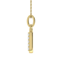 Thumbnail for Diamond 1/20 Ct.Tw. Letter J Pendant in 10K Yellow Gold