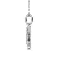 Thumbnail for Diamond 1/20 Ct.Tw. Letter K Pendant in 10K White Gold