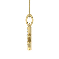 Thumbnail for Diamond 1/20 Ct.Tw. Letter K Pendant in 10K Yellow Gold
