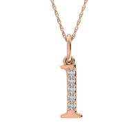 Thumbnail for Diamond 1/20 Ct.Tw. Letter L Pendant in 10K Rose Gold