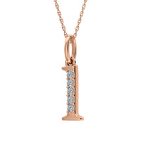 Thumbnail for Diamond 1/20 Ct.Tw. Letter L Pendant in 10K Rose Gold