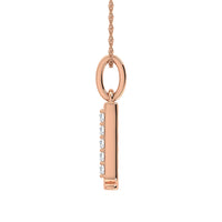 Thumbnail for Diamond 1/20 Ct.Tw. Letter L Pendant in 10K Rose Gold