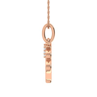 Thumbnail for Diamond 1/20 Ct.Tw. Letter M Pendant in 10K Rose Gold