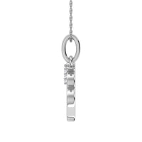 Thumbnail for Diamond 1/20 Ct.Tw. Letter M Pendant in 10K White Gold