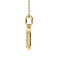 Thumbnail for Diamond 1/20 Ct.Tw. Letter N Pendant in 10K Yellow Gold