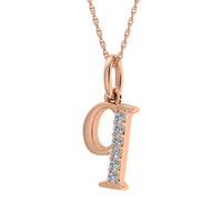 Thumbnail for Diamond 1/20 Ct.Tw. Letter Q Pendant in 10K Rose Gold