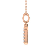 Thumbnail for Diamond 1/20 Ct.Tw. Letter T Pendant in 10K Rose Gold
