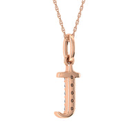 Thumbnail for Diamond 1/20 Ct.Tw. Letter T Pendant in 10K Rose Gold